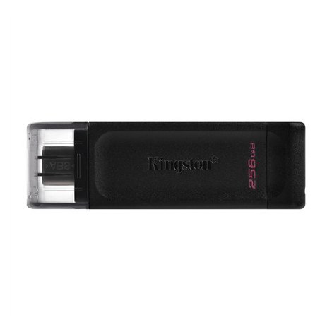 Kingston | USB Flash Drive | DataTraveler 70 | 256 GB | USB 3.2 Gen 1 Type-C | Black